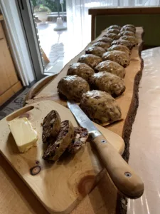 Die Zelten sind gelungen und ...